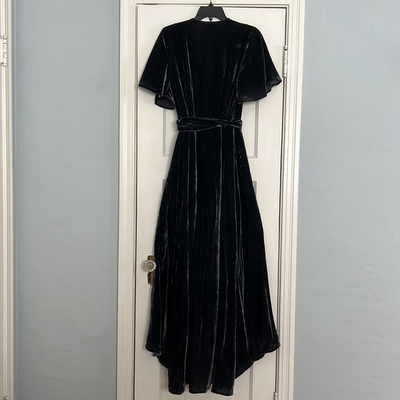 NWOT PRIVACY PLEASE Krause Dress - Classic Velvet Wrap Around Dress - Small - Picture 7 of 15